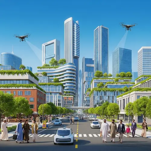 Worldly Exploration in 21st Century Cityscape: Diverse and Innovative Scene