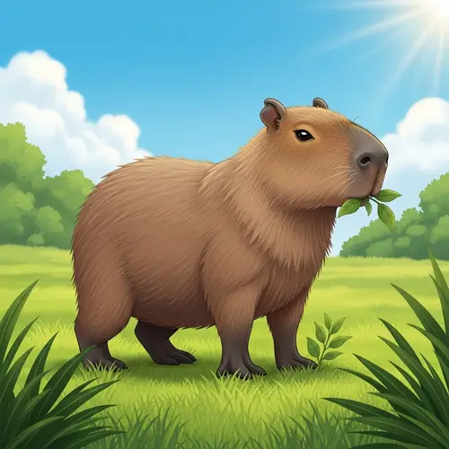 Capybara - Largest Rodent from South America