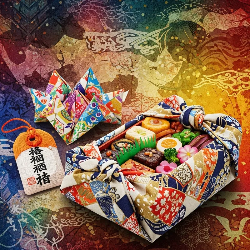 Japanese Culture Symbols: Kōun Kimihimo, Bento, Furoshiki & Omamori Japanese Culture Symbols: Kōun Kimihimo, Bento, Furoshiki & Omamori