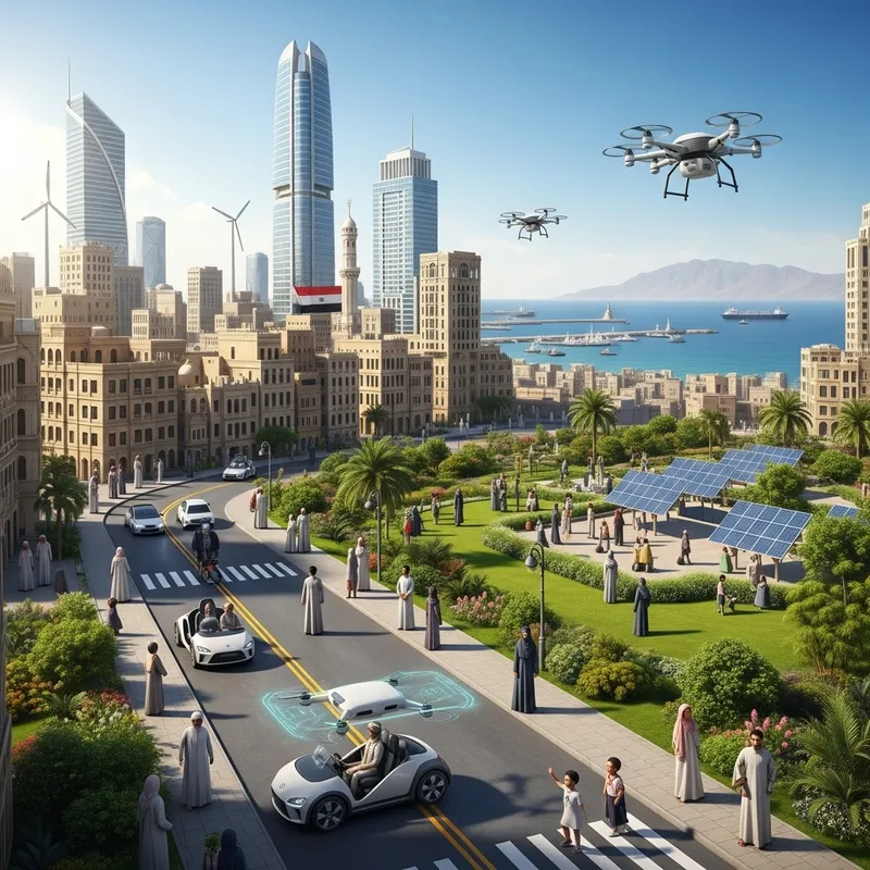 Imagining the Future of Yemen: A Sustainable Cityscape