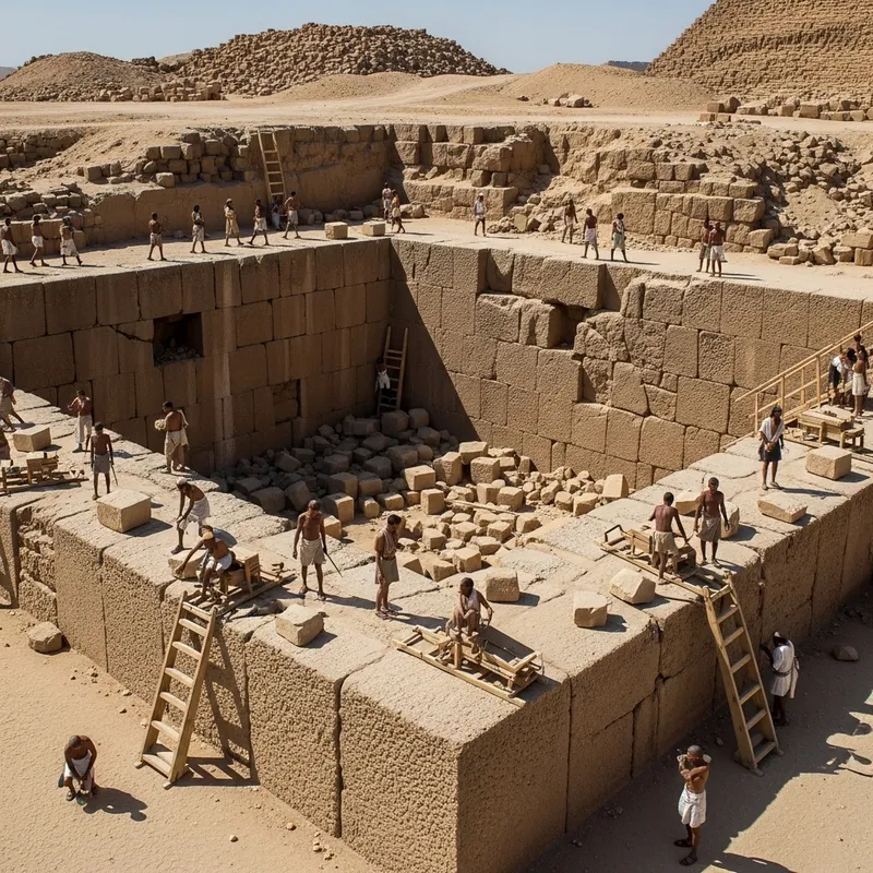 Building Pyramids in Ancient Egypt