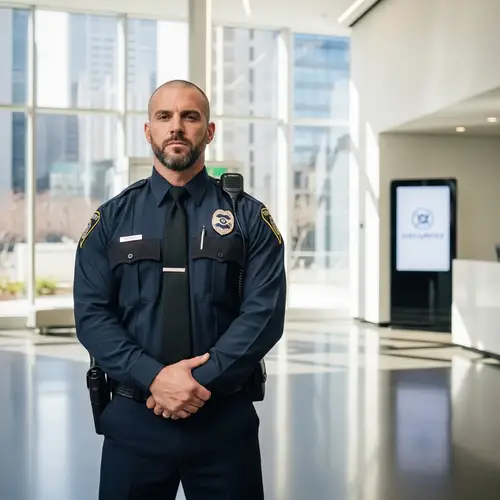 Concept Art of a Security Guard