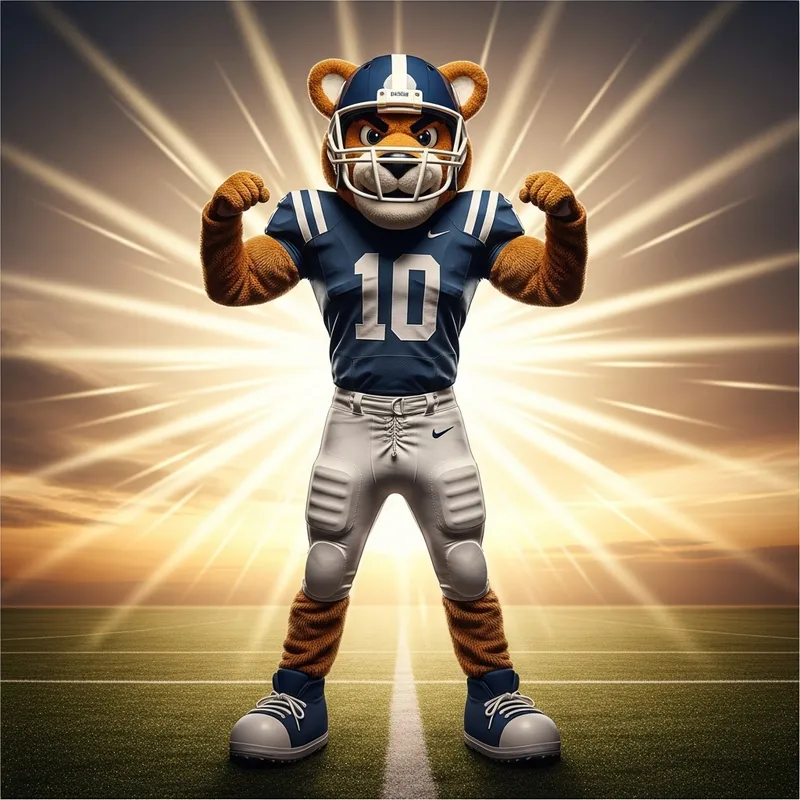 Hoddle Strong Mascot | Team Spirit Icon