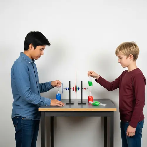 Experiment with Interference Patterns by Davian and Stiben