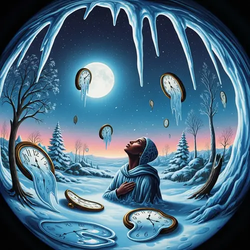 Surrealistic Winter Landscape | Enchantment of Winter Solstice