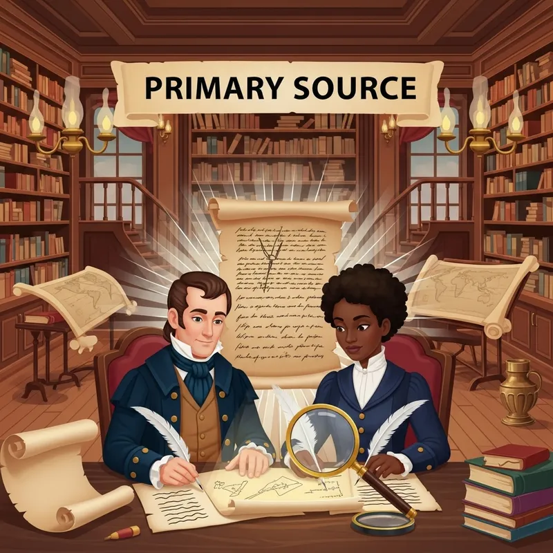 Primary Source Exploration at the Library