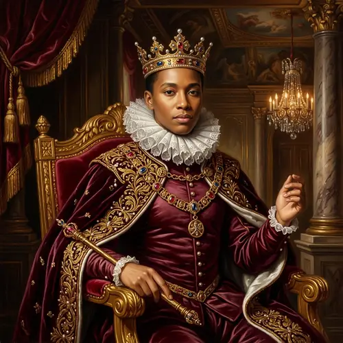 Royal Portrait Photo Booth Style | Luxury Experience