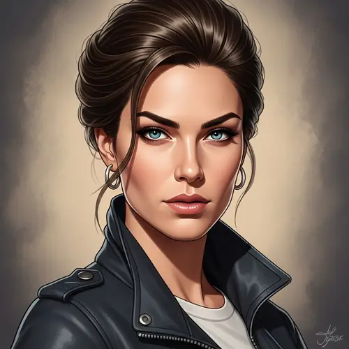 Portrait of a Confident Woman | Detailed Image