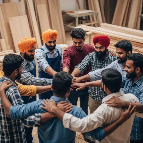 Indian Carpenters: Unity, Tradition, and Craftsmanship