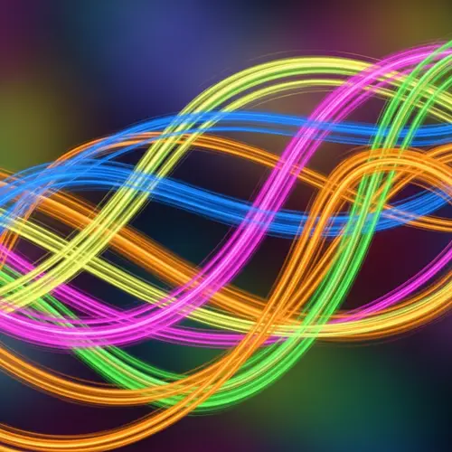 Creative Lines: Blending Bright Colors