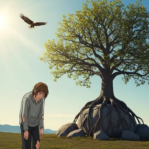 Transformation of Challenges into Success: Inspirational Scene