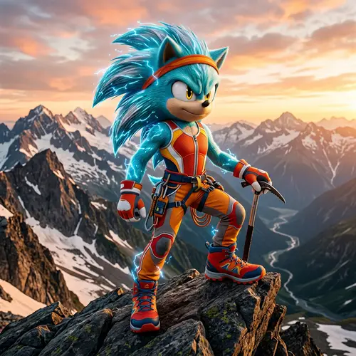 Mobian: Agile Hedgehog-Physiqued Climber Creature