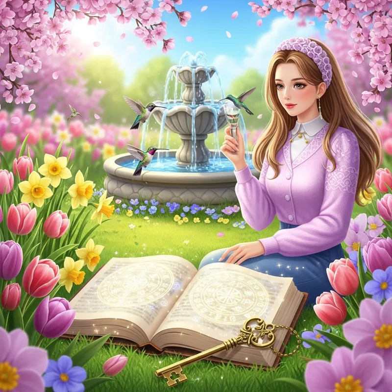 Pampering in an Idyllic Spring Setting with Pastel Flowers