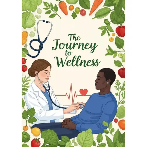 The Journey to Wellness - Health-Themed Book Cover