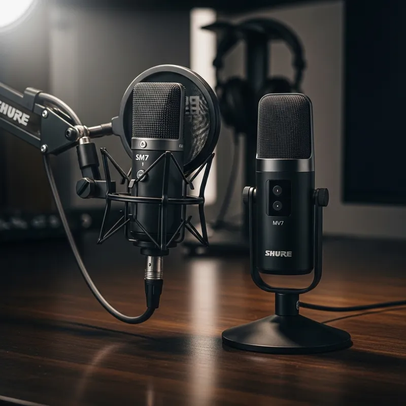 Stylish and Modern Shure Microphones