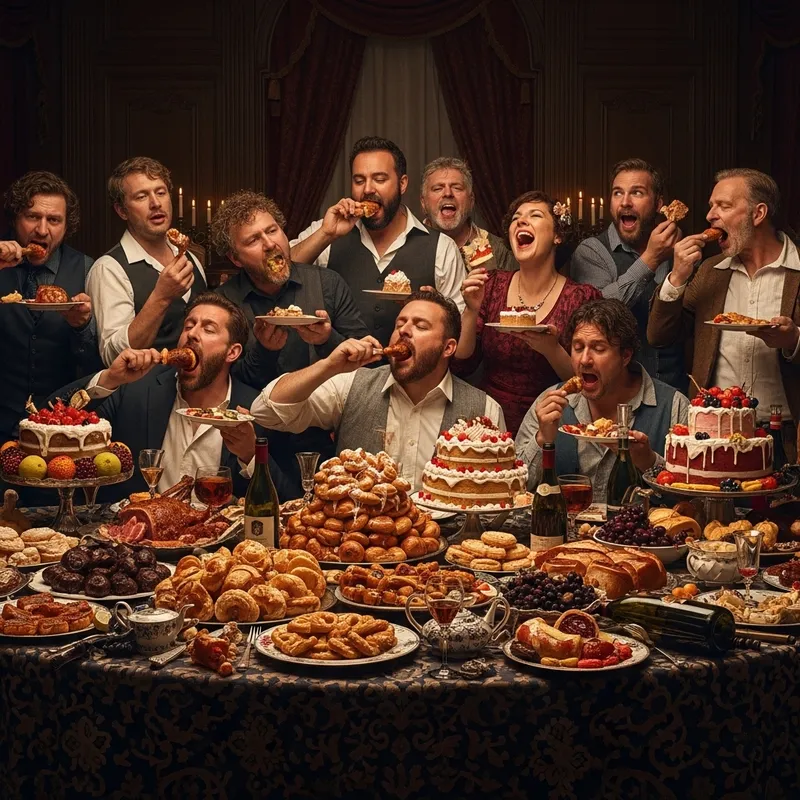 The Visual Representation of Gluttony The Visual Representation of Gluttony