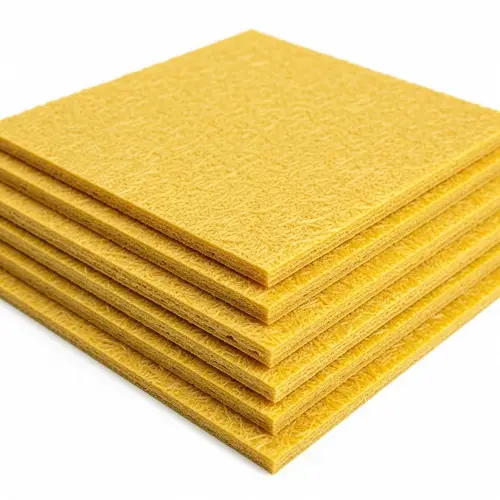 Yellow Kevlar Layers: Striking Visual Pattern