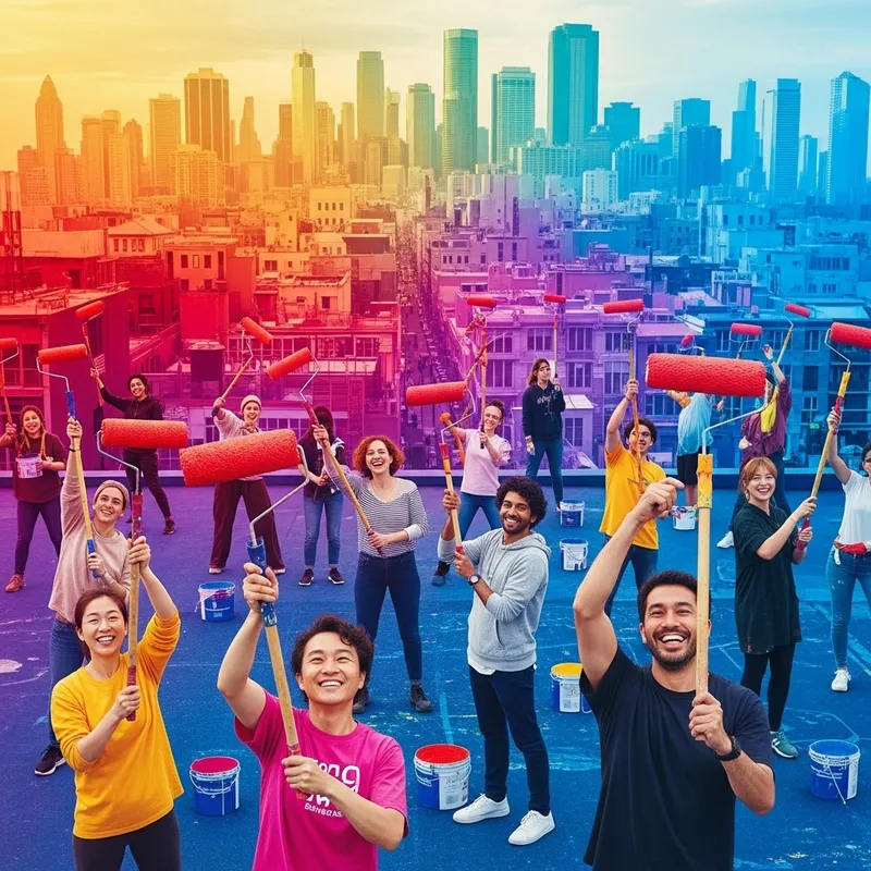 Transform Your City with Color-Changing Paint