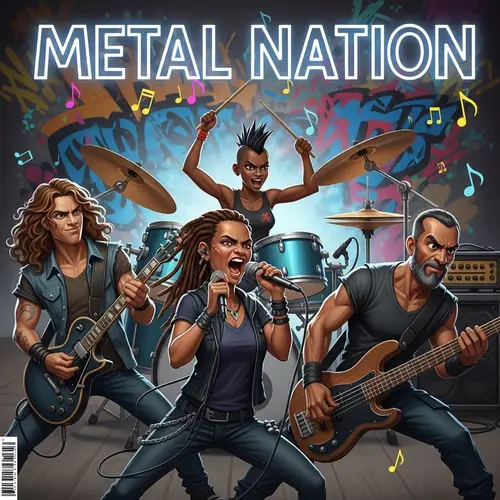 Metal Nation Magazine: Rock Band Members Fantasy Cover