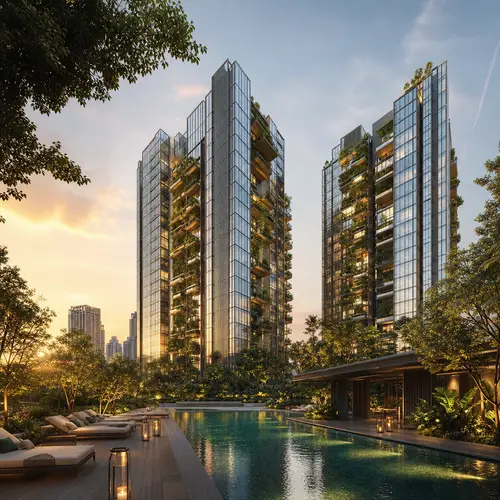 Luxury Condominium Rendering in Singapore