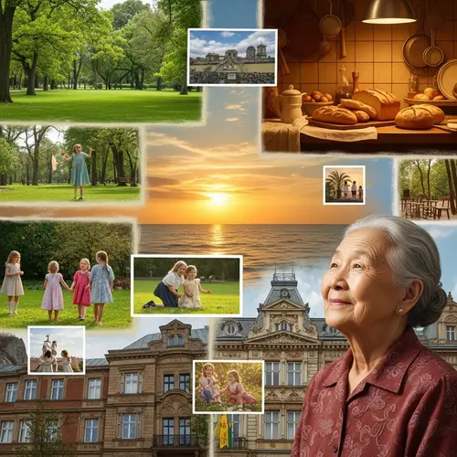 Nostalgic Memories Tapestry | Asian Woman's Dreamscapes