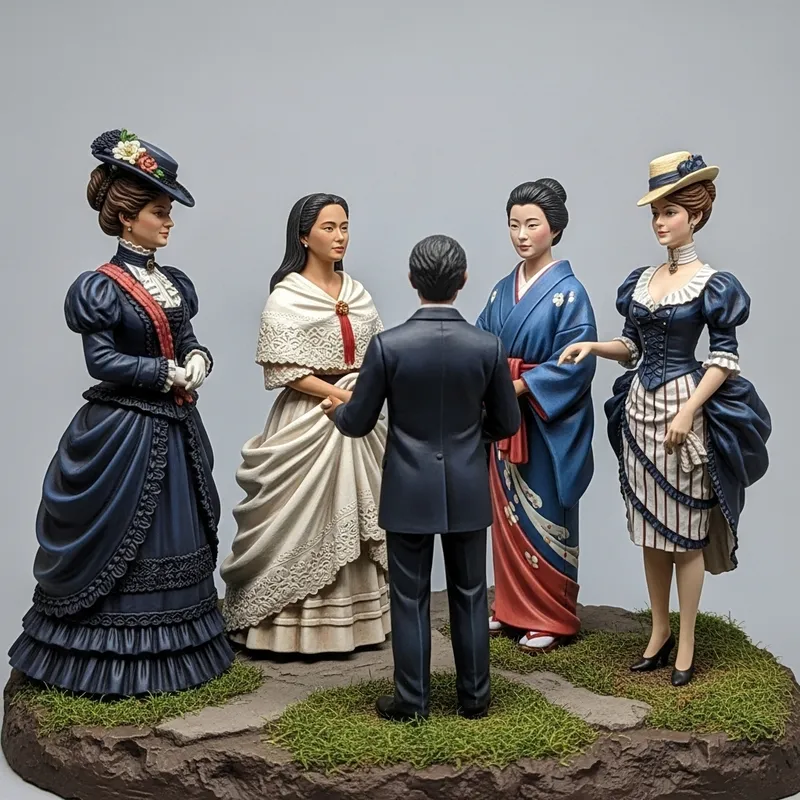 Rizal's Girlfriends Diorama: Multicultural Relationships