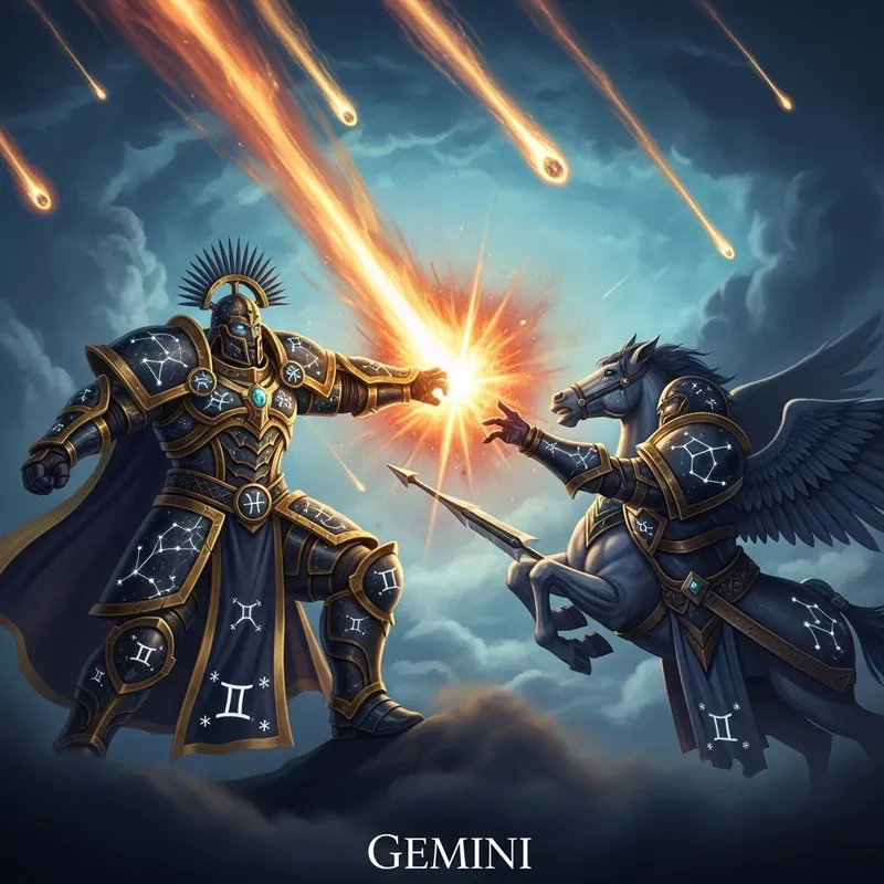 Saint Seiya Gemini Gold Meteor Pegasus Attack