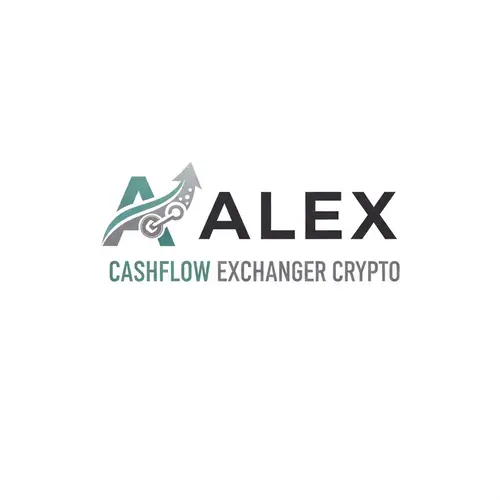 Alex CashFlow Exchanger Crypto Logo Design