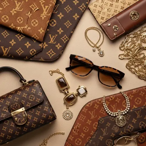 Luxury Fashion Profile Picture - Stylish Design with Earthy Tones