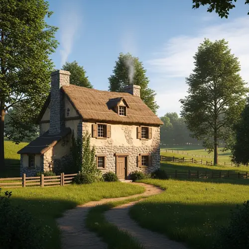 Tranquil Stone Cottage in Green Meadows