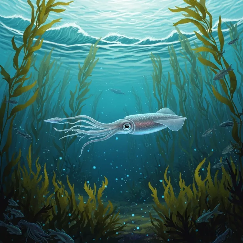 Underwater Squid: Explore the Enchanting Bioluminescent World