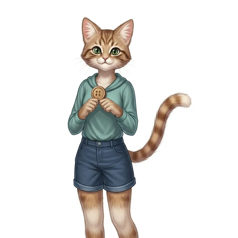 Furry Girl: Cat-Like Ears and Tail Furry Girl: Cat-Like Ears and Tail