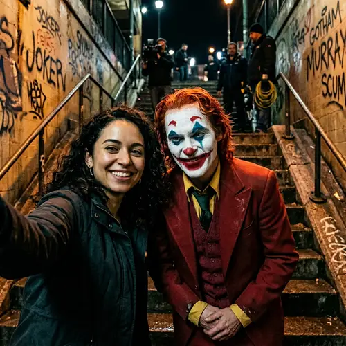 Ultra-Realistic Selfie with Arthur Fleck from Joker
