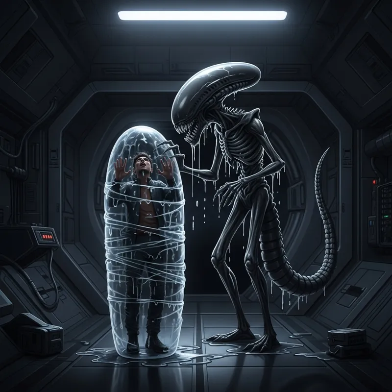 Brett's Horrifying Cocooning Scene in Alien (1979)