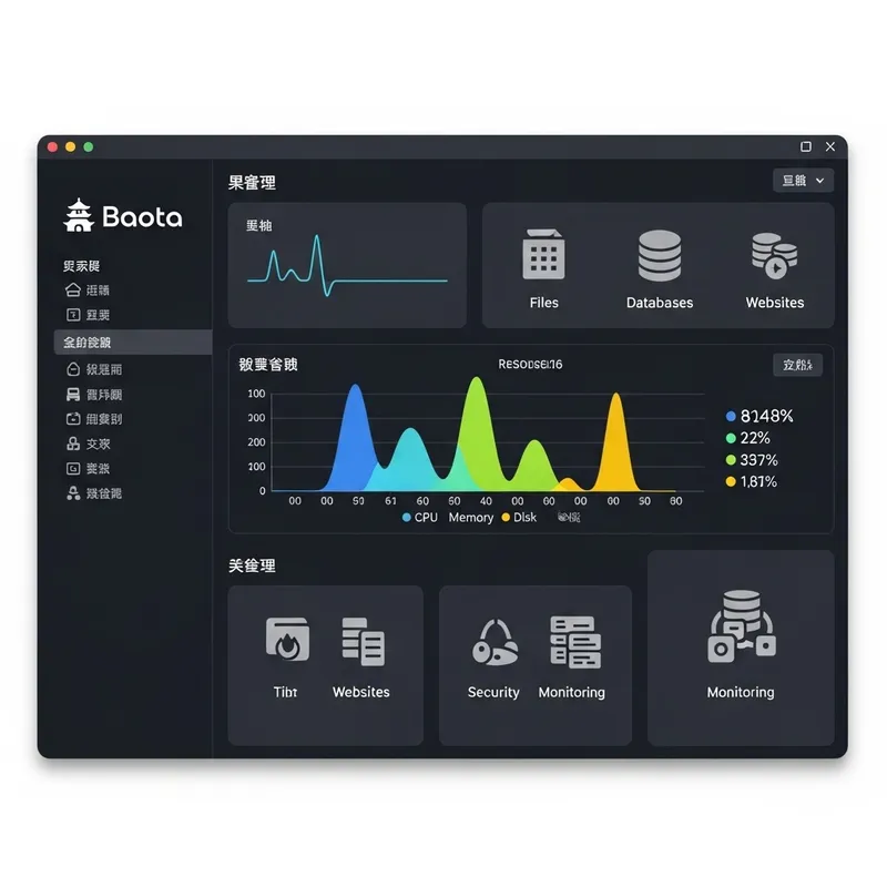 Baota Linux Panel - Clear Lines, Bright Colors