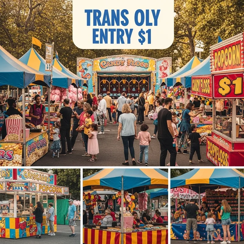 Fun $1 Carnival Experience with Games and Food