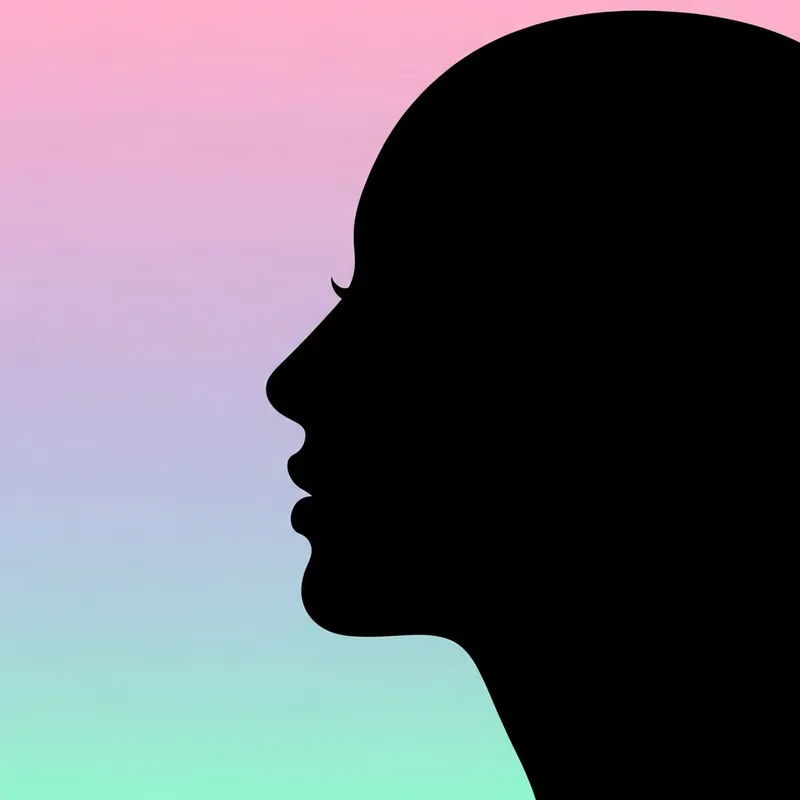 Abstract Profile Image | Creative Silhouette Art