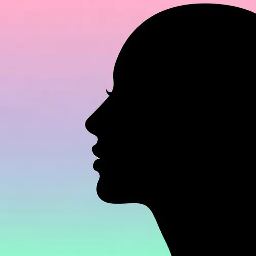 Abstract Profile Image | Colorful Silhouette Art