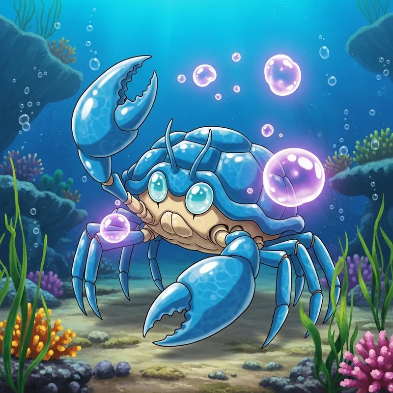 New Water Crab Pokemon | Psychic Abilities