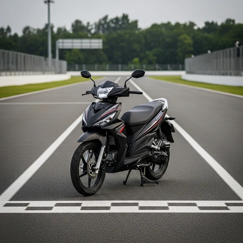 Sleek Nexus 110V1 Motorcycle on Pista