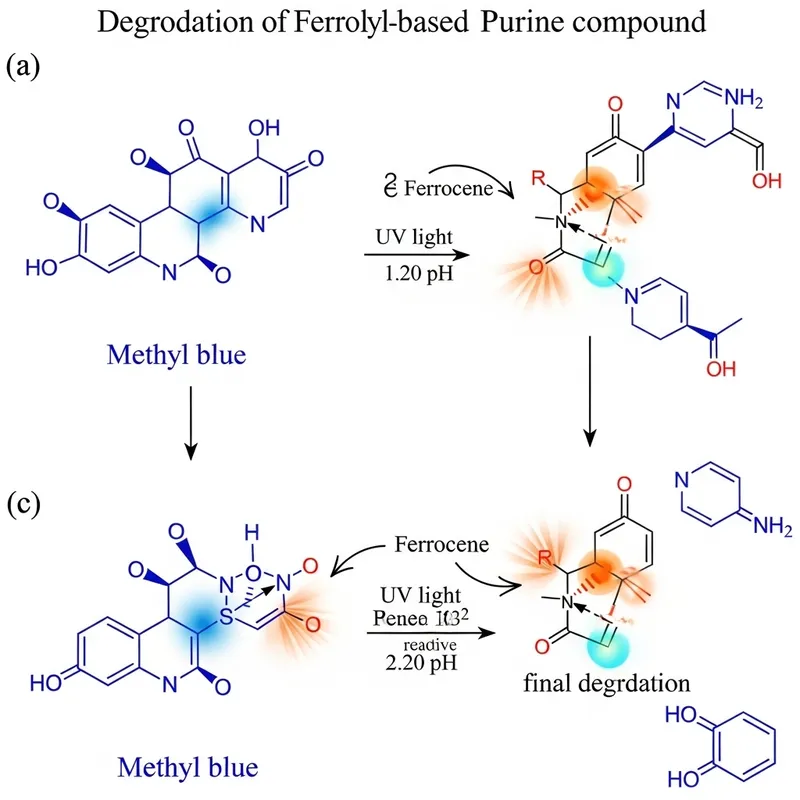 Mechanism of Methyl Blue Degradation: Expert Infographic
