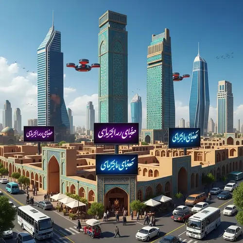 Futuristic Iranian Cityscape in 2050 | Torbat-e Heidarije