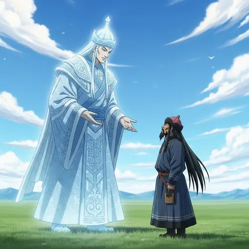 Tengri the Sky God in Conversation with Mongolian Nomad