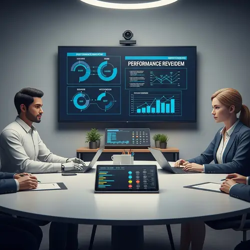 Fusing Humans & AI: Corporate Performance Review Insights