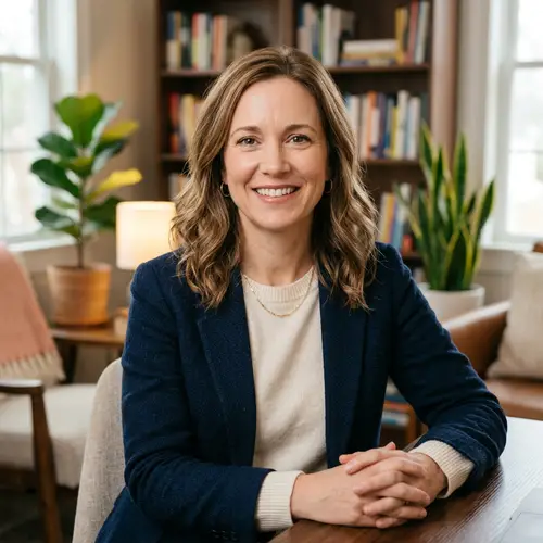 Warm & Approachable Therapist Headshot