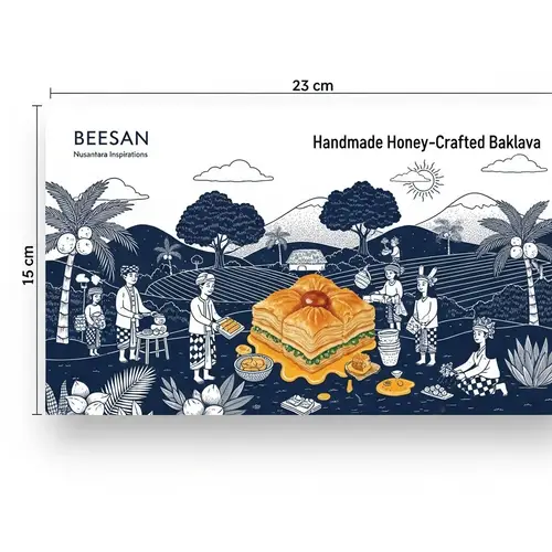 High-Resolution Navy & White Sketching Illustration | Nusantara Inspirations