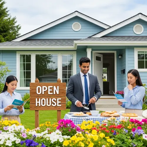 Charming Suburban Open House Showcase