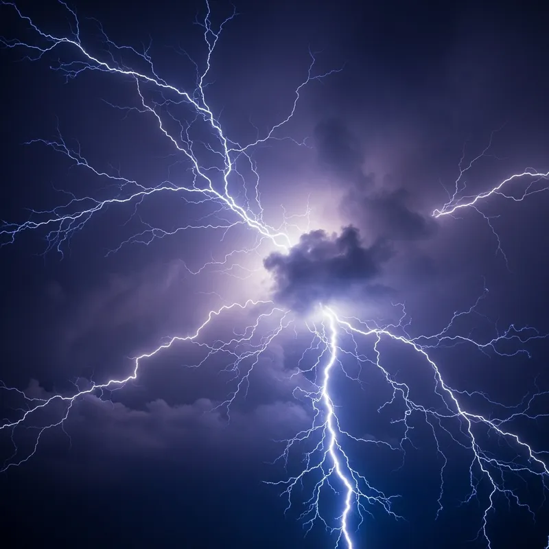 Vibrant Electric Storm Art | Abstract Lightning Energy