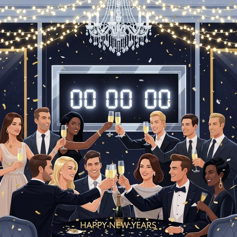 Elegant New Year Images for Employees Celebration