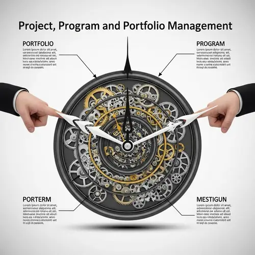 Agile Project, Programme & Portfolio Management Infographic
